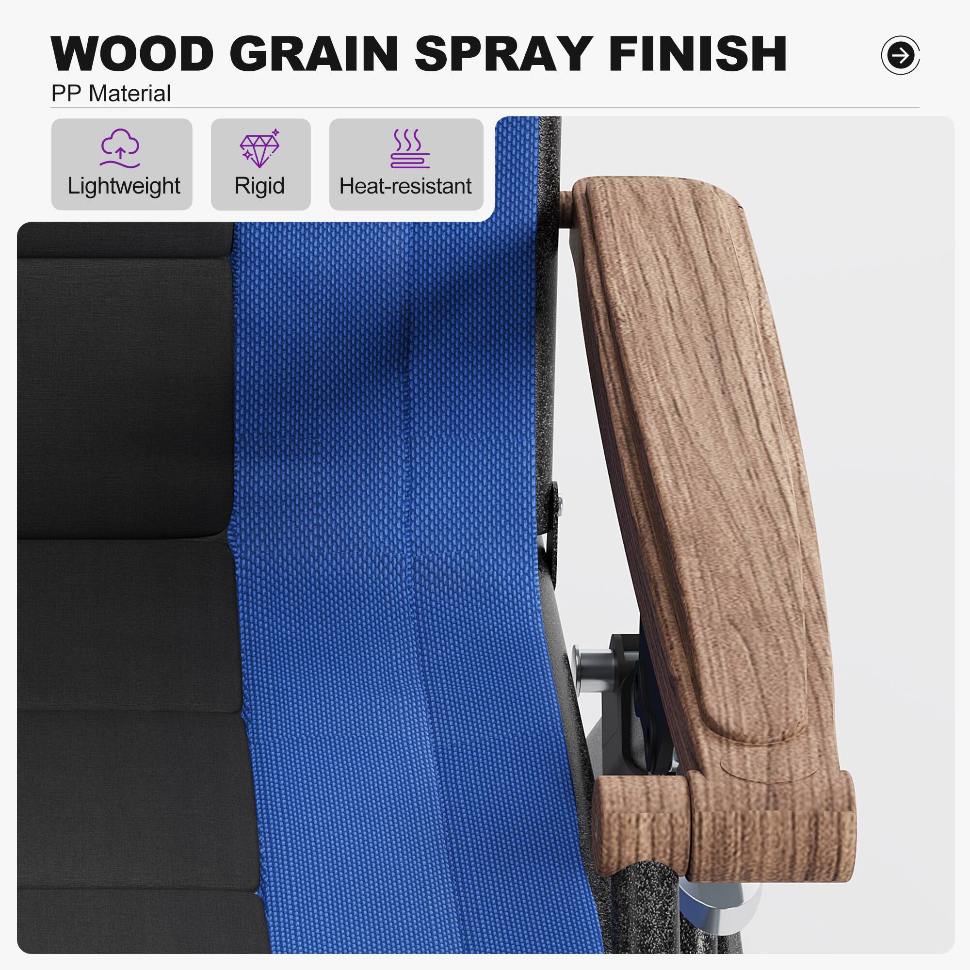 WOOD GRAIN SPRAY FINISH  
PP Material  
Lightweight  
Rigid  
Heat-resistant