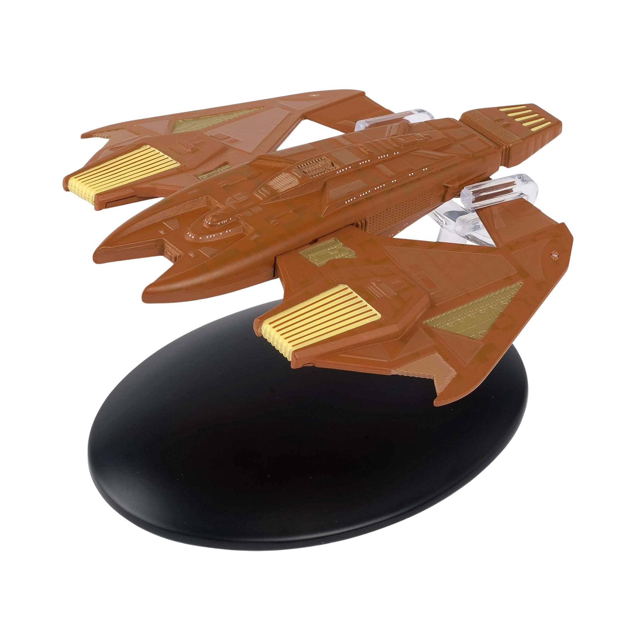 Alt View 10. Eaglemoss - Eaglemoss Star Trek Starship Replica | Vidiian Warship - Brown.