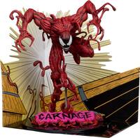 McFarlane Toys - Marvel Carnage 1:10th Scale Collectible with Scene (The Amazing Spider-Man #362) 7.1" Figure - Front_Zoom