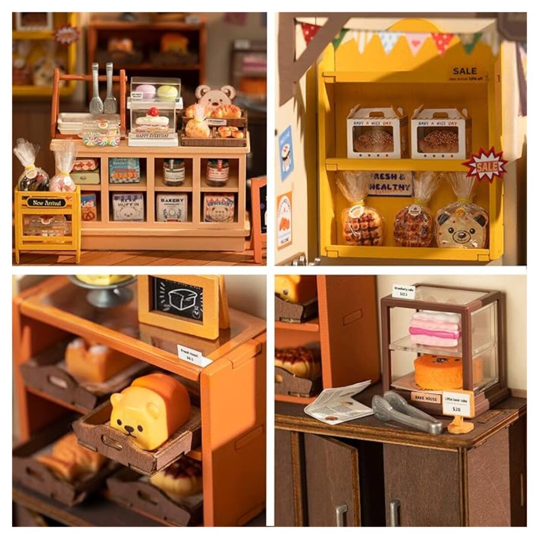 Alt View 1. 3D Puzzle - DIY 3D House Puzzle - Becka's Baking House 141pcs.