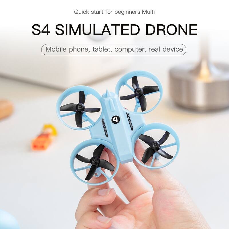 Quick start for beginners Multi  
S4 SIMULATED DRONE  
Mobile phone, tablet, computer, real device