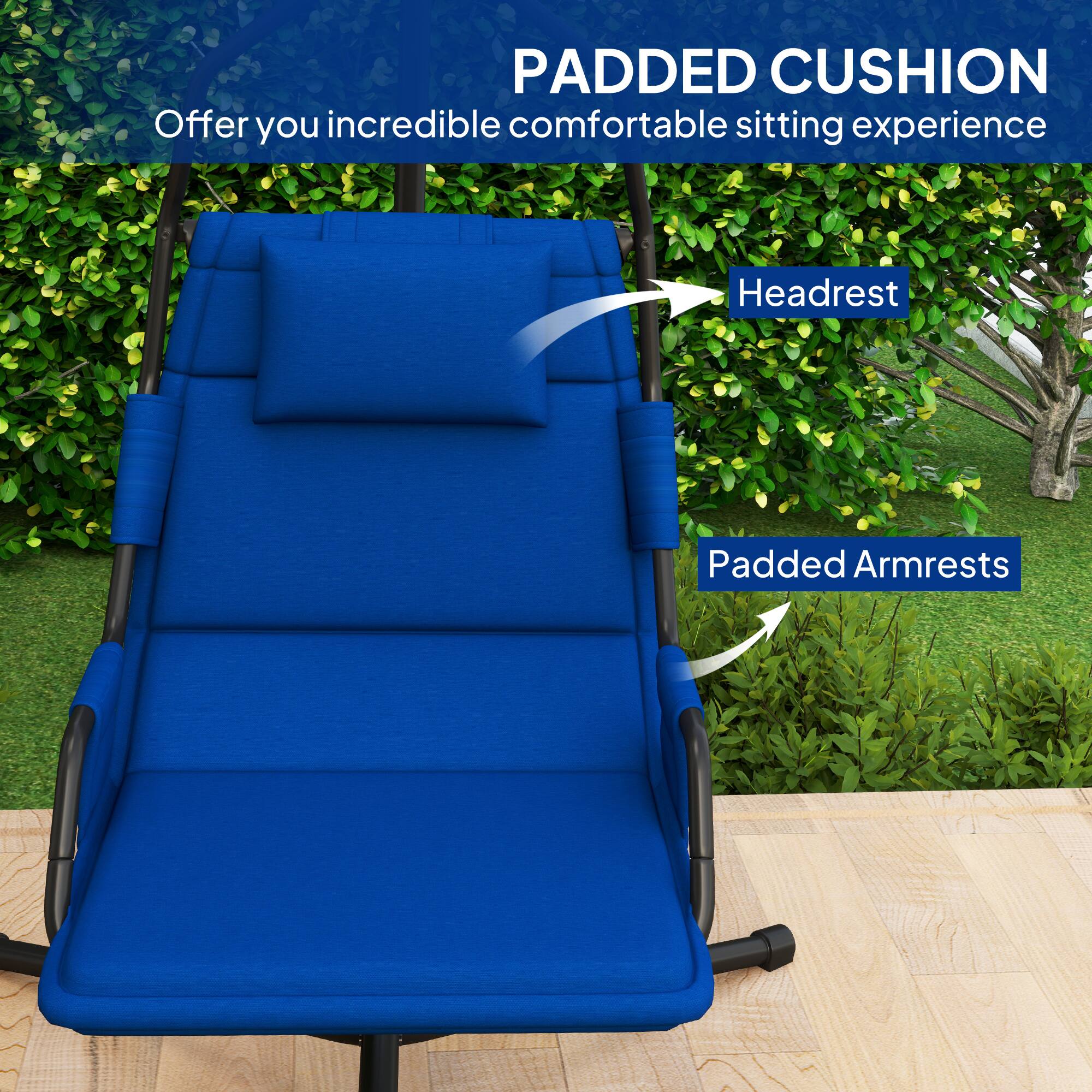 PADDED CUSHION Offer you incredible comfortable sitting experience
Headrest
Padded Armrests