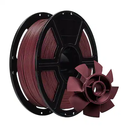 Front. Flashforge - Carbon Fiber PETG 3D Printer Filament-1.75mm-1kg (2.2 lbs) Spool - Marsala.