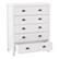 Alt View 11. CorLiving - Boston 5-Drawer Dresser - White.
