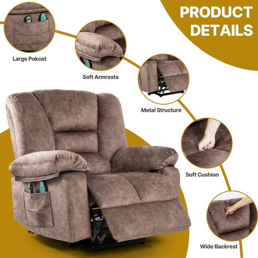 PRODUCT DETAILS

- Large Pocket
- Soft Armrests
- Metal Structure
- Soft Cushion
- Wide Backrest