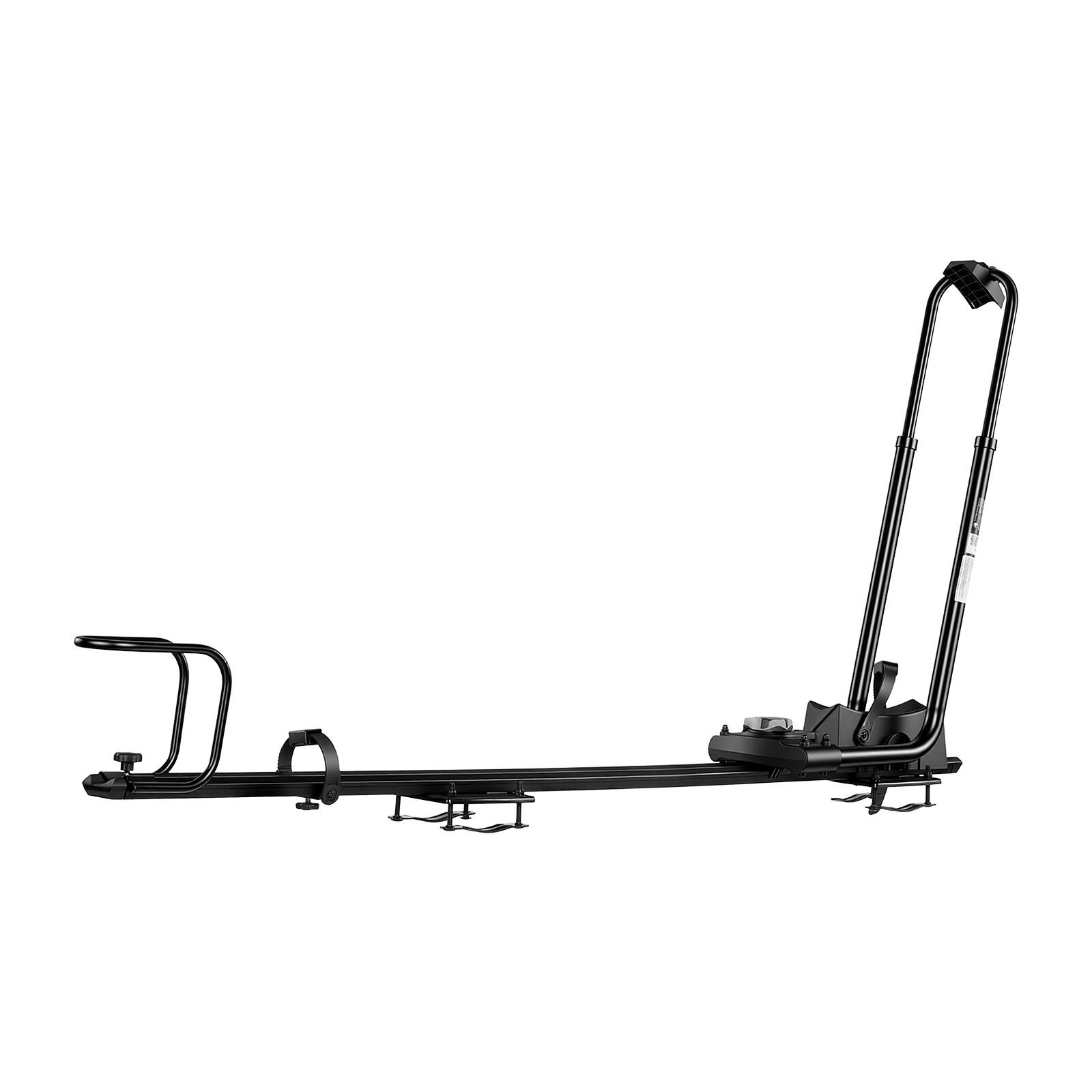 Alt View 5. VEVOR - Roof Bike Rack 44 lbs 1 Bike Carrier Foldable Upright Rooftop Rack, for Car SUV, Aluminum Alloy & Q235 Steel - Black.