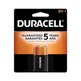 Duracell - Coppertop 9-Volt Alkaline Batteries 1 pk Carded