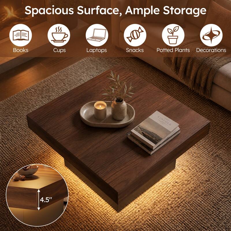 Spacious Surface, Ample Storage

- Books
- Cups
- Laptops
- Snacks
- Potted Plants
- Decorations

KINFOLK

4.5"