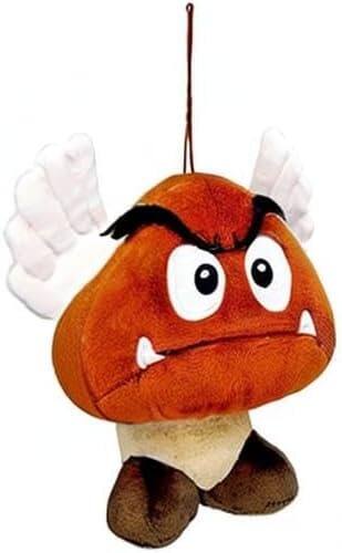 Alt View 2. Little Buddy - Super Mario All Star Collection 5.5 Inch Plush | Paragoomba - Brown.