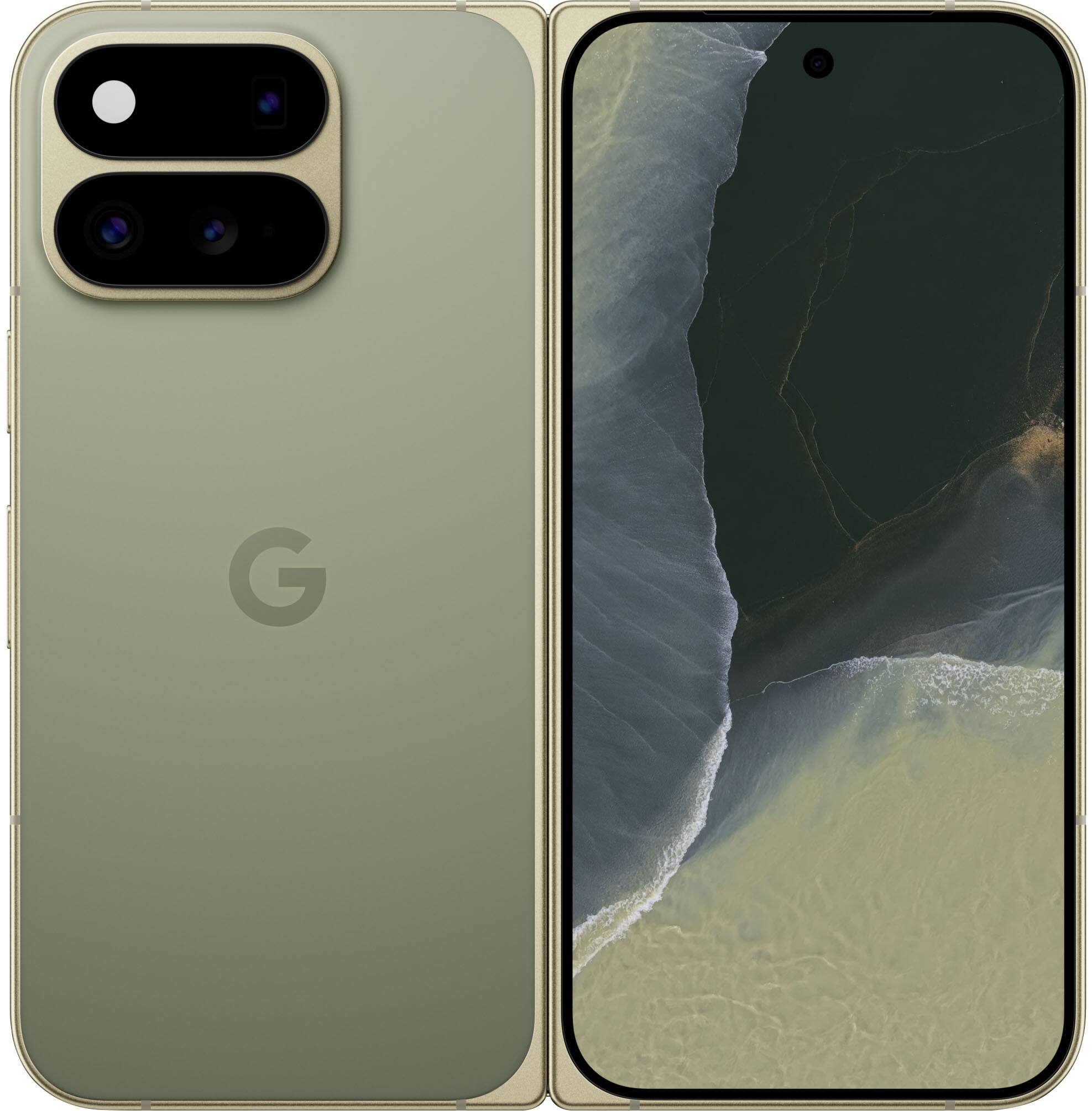 Alt View 1. Google - Pixel 11 Pro Fold 256GB (Unlocked) - Olive.