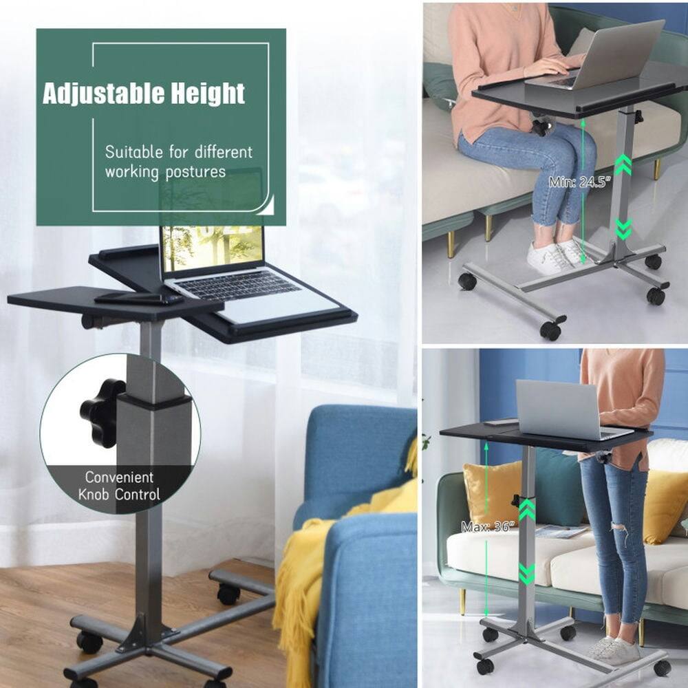 Adjustable Height  
Suitable for different working postures  
Min: 24.5"  
Max: 36"  
Convenient Knob Control