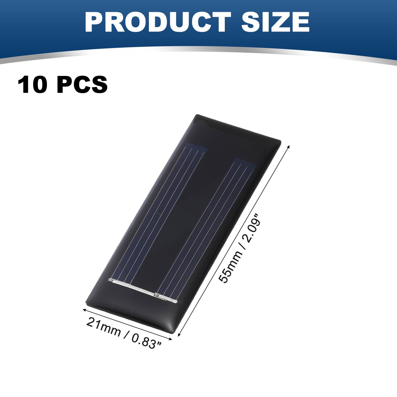 PRODUCT SIZE

10 PCS

21mm / 0.83"

55mm / 2.09"