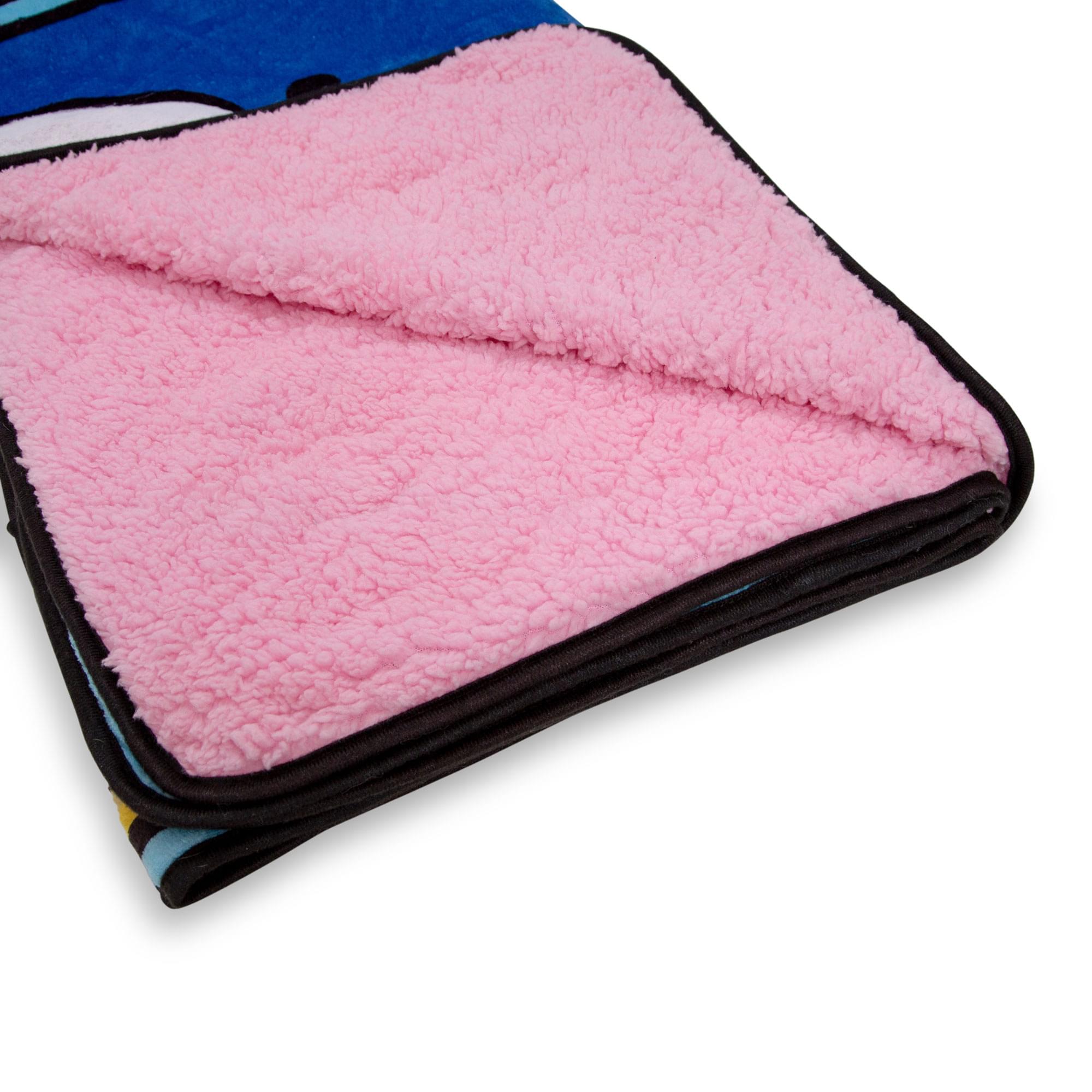 Alt View 1. Surreal Entertainment - Sanrio Hello Kitty And Friends Oversized Sherpa Fleece Throw Blanket | 54 x 72 Inches - Pink.