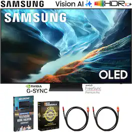 Bundle - Samsung - 65" S90H OLED 4K UHD AI Smart TV 2026 + 1-Year Extended Warranty Protection Package