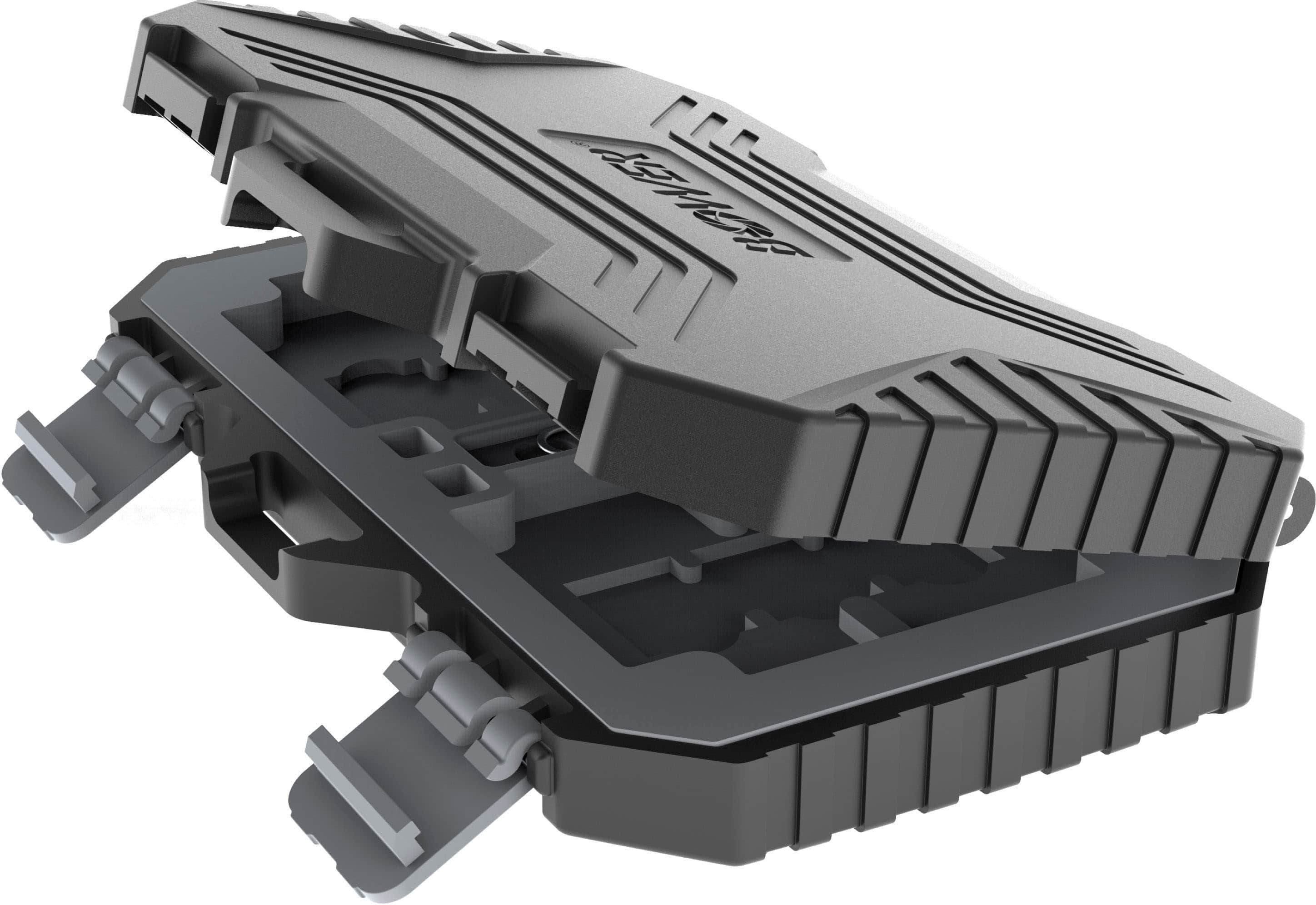 Left. Bower - Durable Memory Card Case - Black.