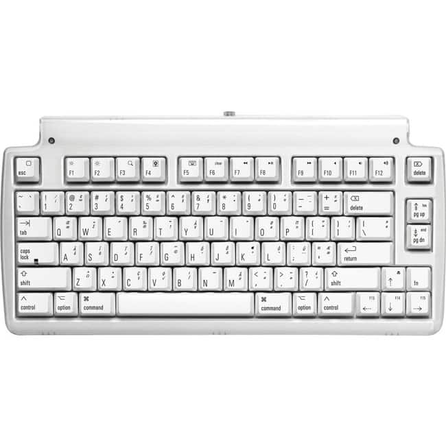 Matias - MINI TACTILE PRO MECHANICAL SWITCH KEYBOARD FOR MAC - Cable Connectivity - USB 2.0 Interface - English (US) - White
