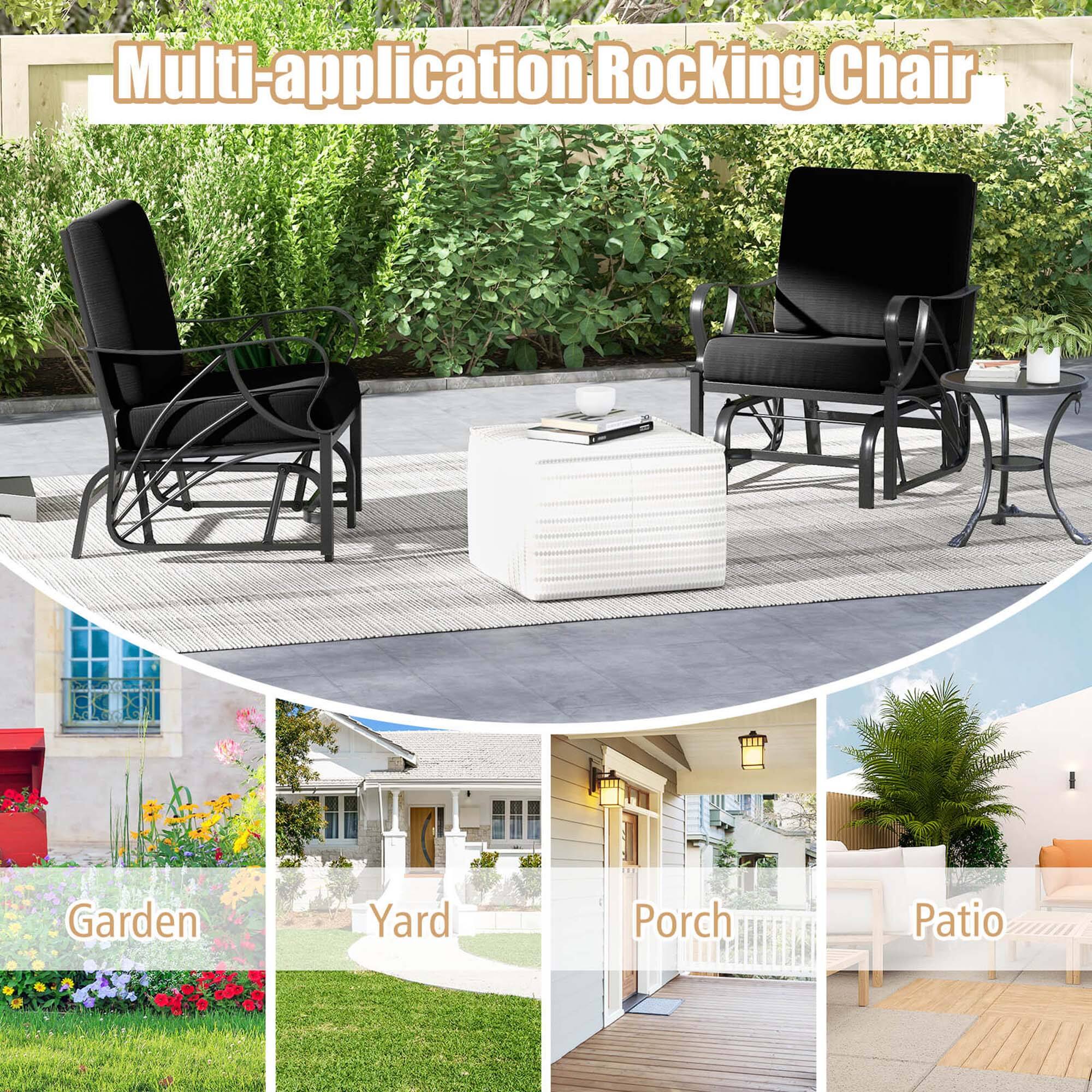 Multi-application Rocking Chair Garden Yard Porch Patio