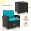 Dimension: 20" x 20"

Weight Capacity of Tabletop: 165 lbs

Weight Capacity of Chair: 400 lbs