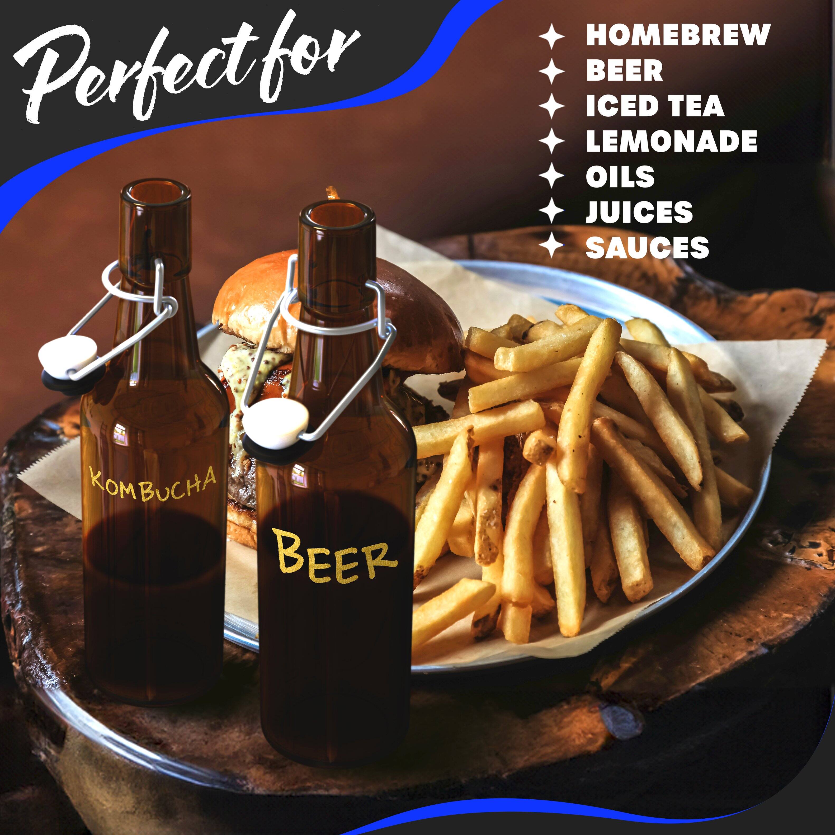 Perfect for

- HOMEBREW
- BEER
- ICED TEA
- LEMONADE
- OILS
- JUICES
- SAUCES
- KOMBUCHA
- BEER