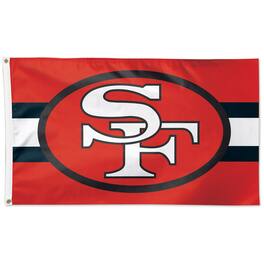 WinCraft - San Francisco 49ers 3' x 5' Historic Logo One-Sided Flag - Multicolor