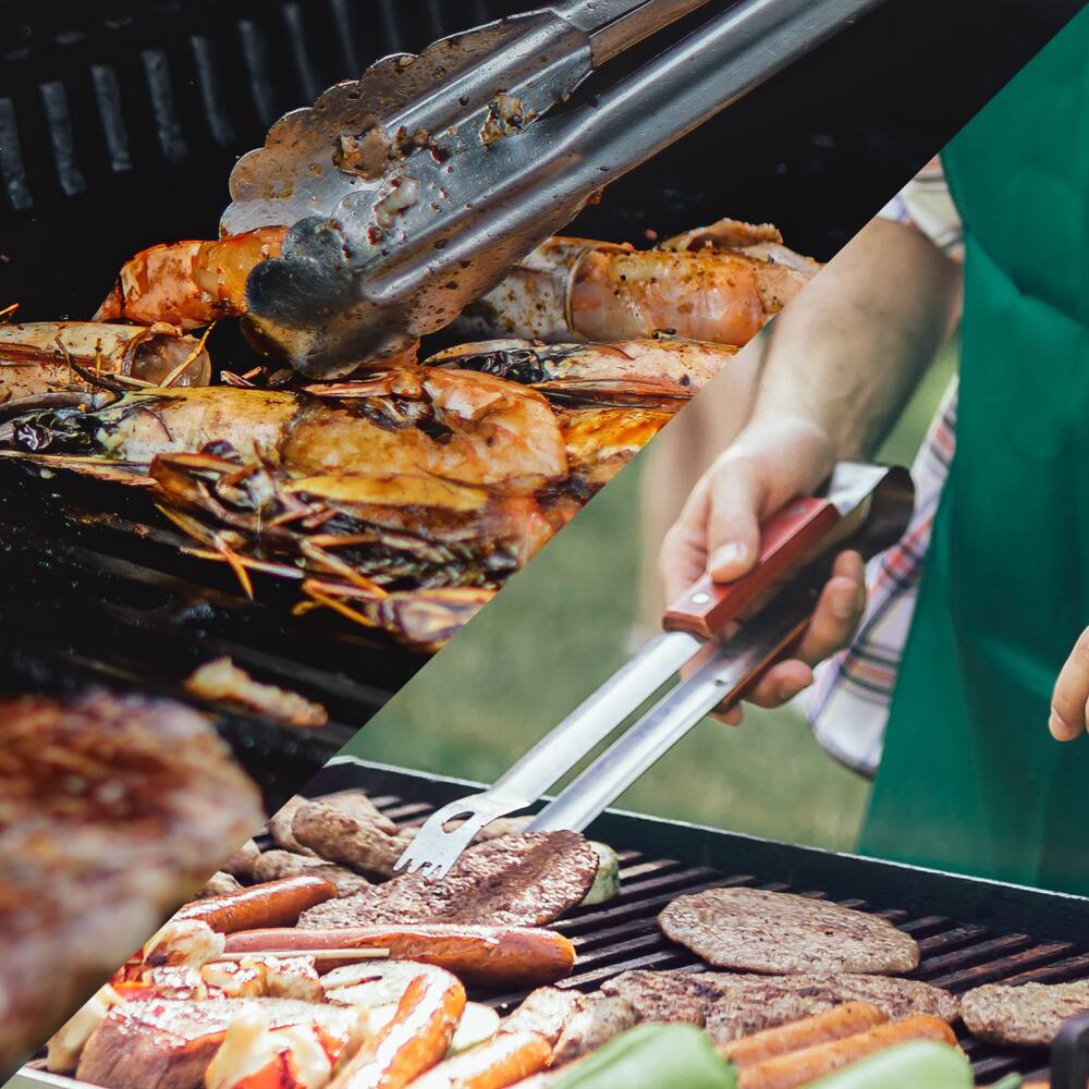 Alt View 4. Empava - 2-Pack Stainless Steel Propane Hoses – Universal QCC1, Leak-Proof, 1-Year Warranty - Stainless Steel.