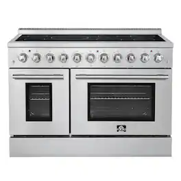 Forno Appliances - Paolo 6.7 Cu. Ft. Freestanding Electric True Convection Range - Stainless Steel