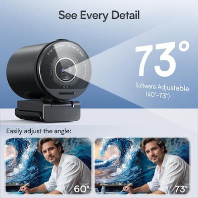 EMEET SmartCam S800 4K Webcam for Streaming, Sony 1/2'' Sensor EMEET SmartCam S800 4K Webcam for Streaming, Sony 1/2'' Sensor
