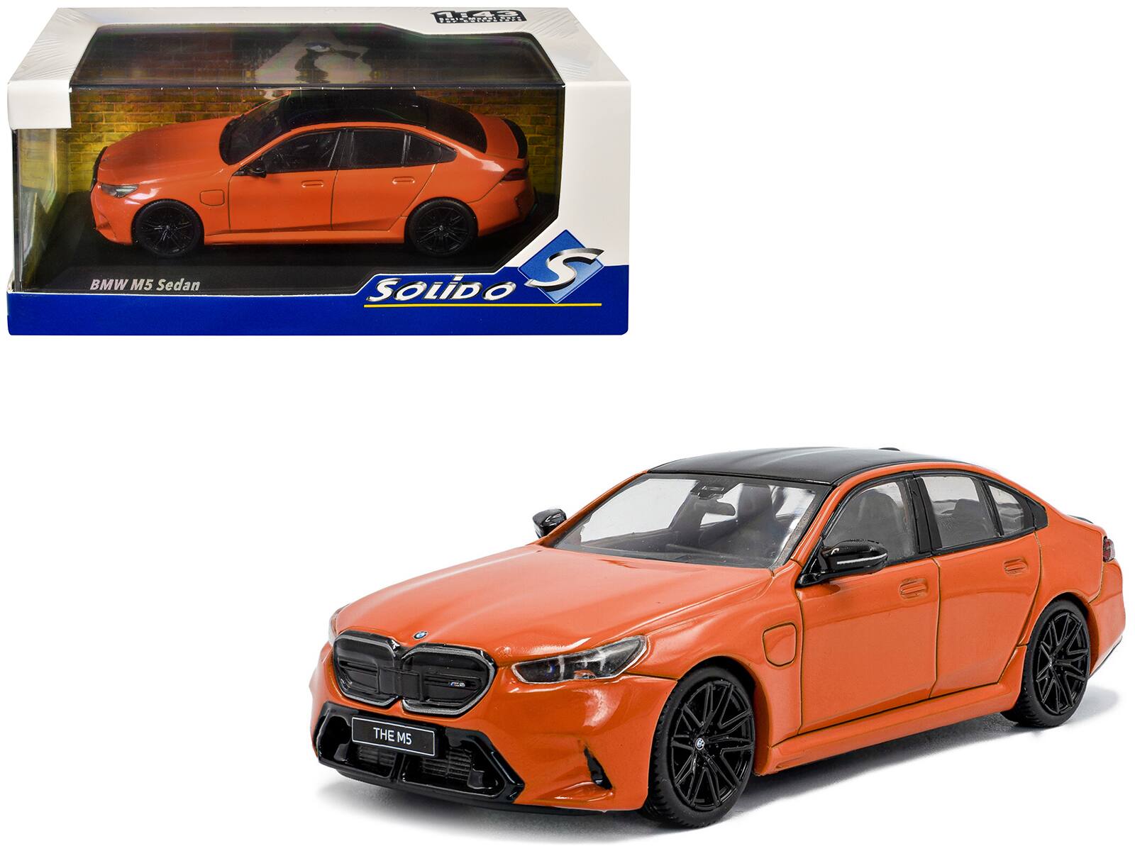 2024 BMW M5 Sedan Fire Orange III with Black Top 1/43 Diecast Model Car by Solido price history on PriceWatchPro