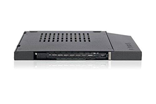 Front. Icy Dock - 2.5" SATA Mobile Rack for Ultra Slim ODD Bay.