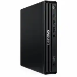 Lenovo - ThinkCentre M70q Gen 6 13A4002DUS Desktop Computer - Intel Core Ultra 7 265T - 16 GB - 512 GB SSD - Tiny - Black