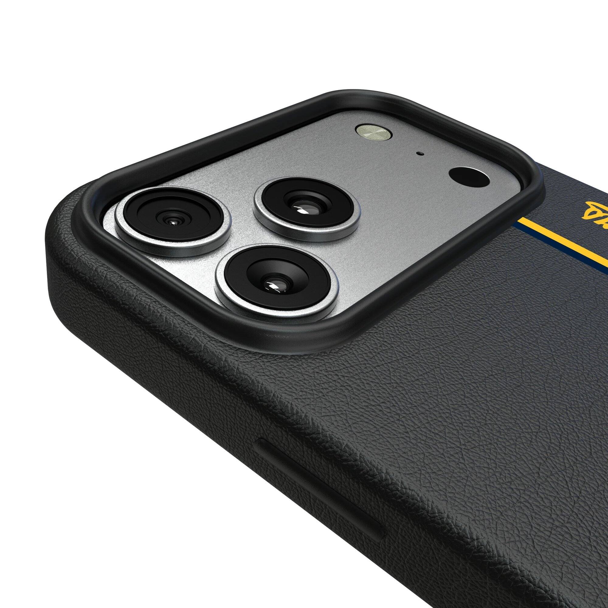 Alt View 2. Keyscaper - Cal Bears iPhone Magnetic Bump Case - 17 Pro Max - Black.