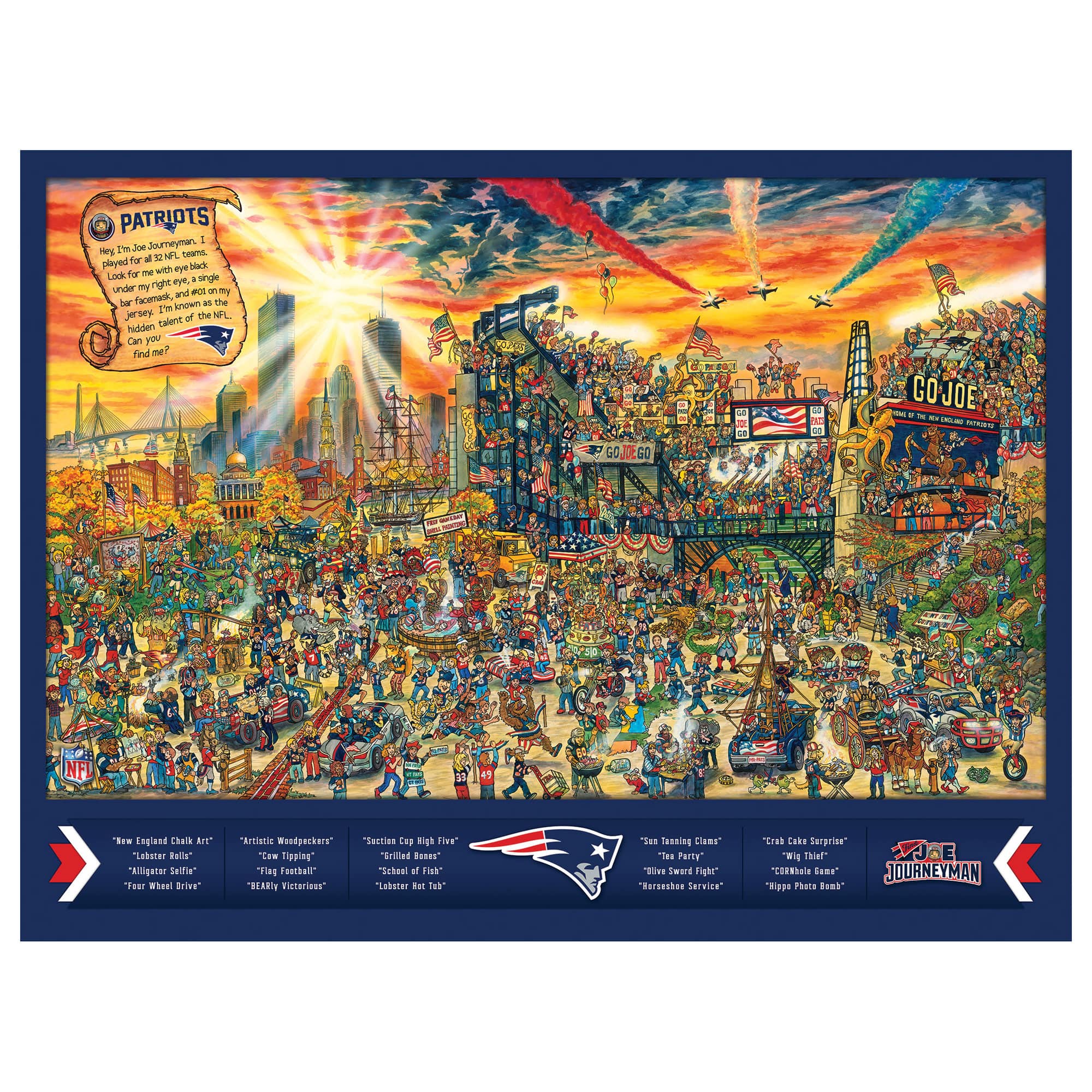 YouTheFan - 500-Piece Joe Journeyman Puzzle - Multicolor price history on PriceWatchPro