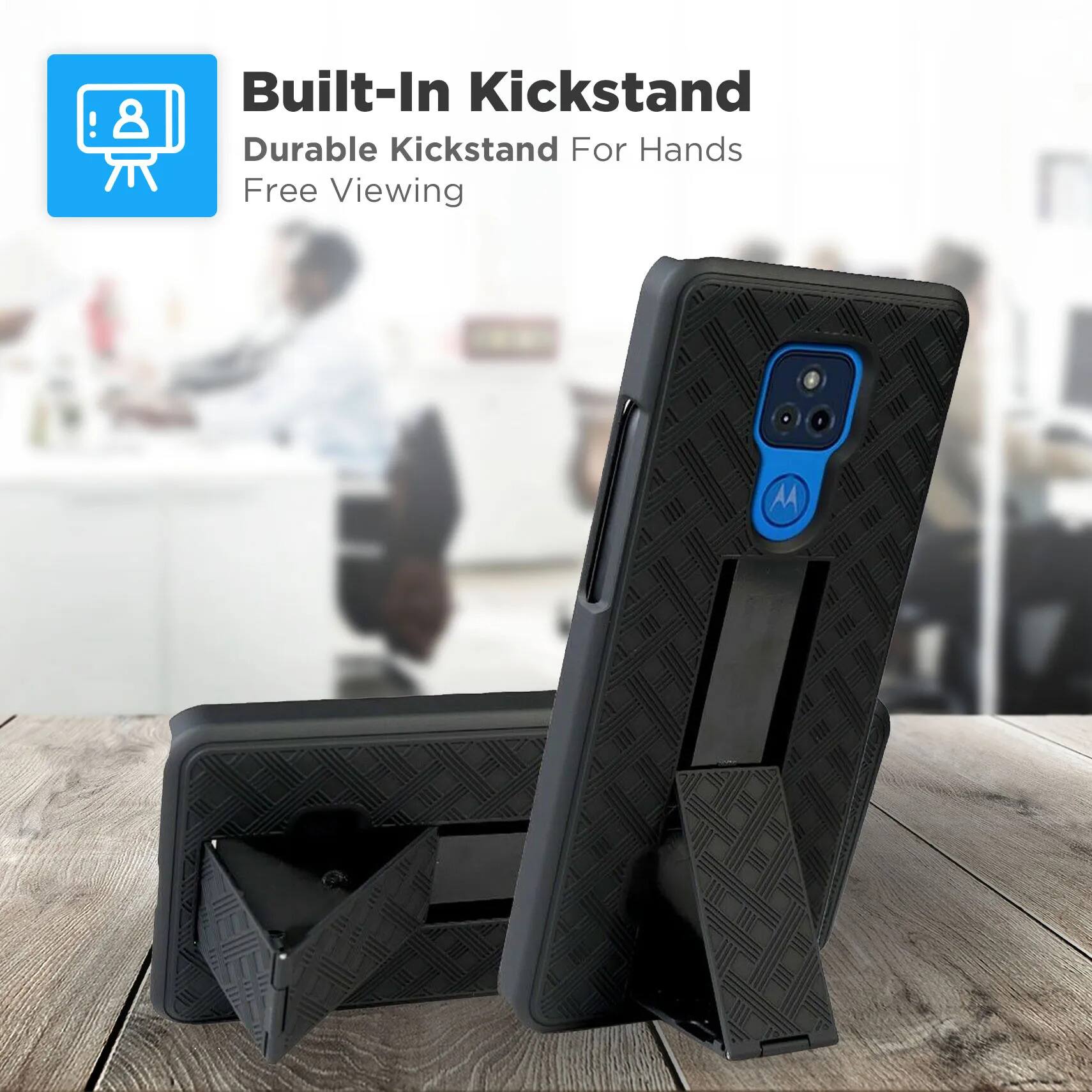 8 Built-In Kickstand  
Durable Kickstand For Hands Free Viewing