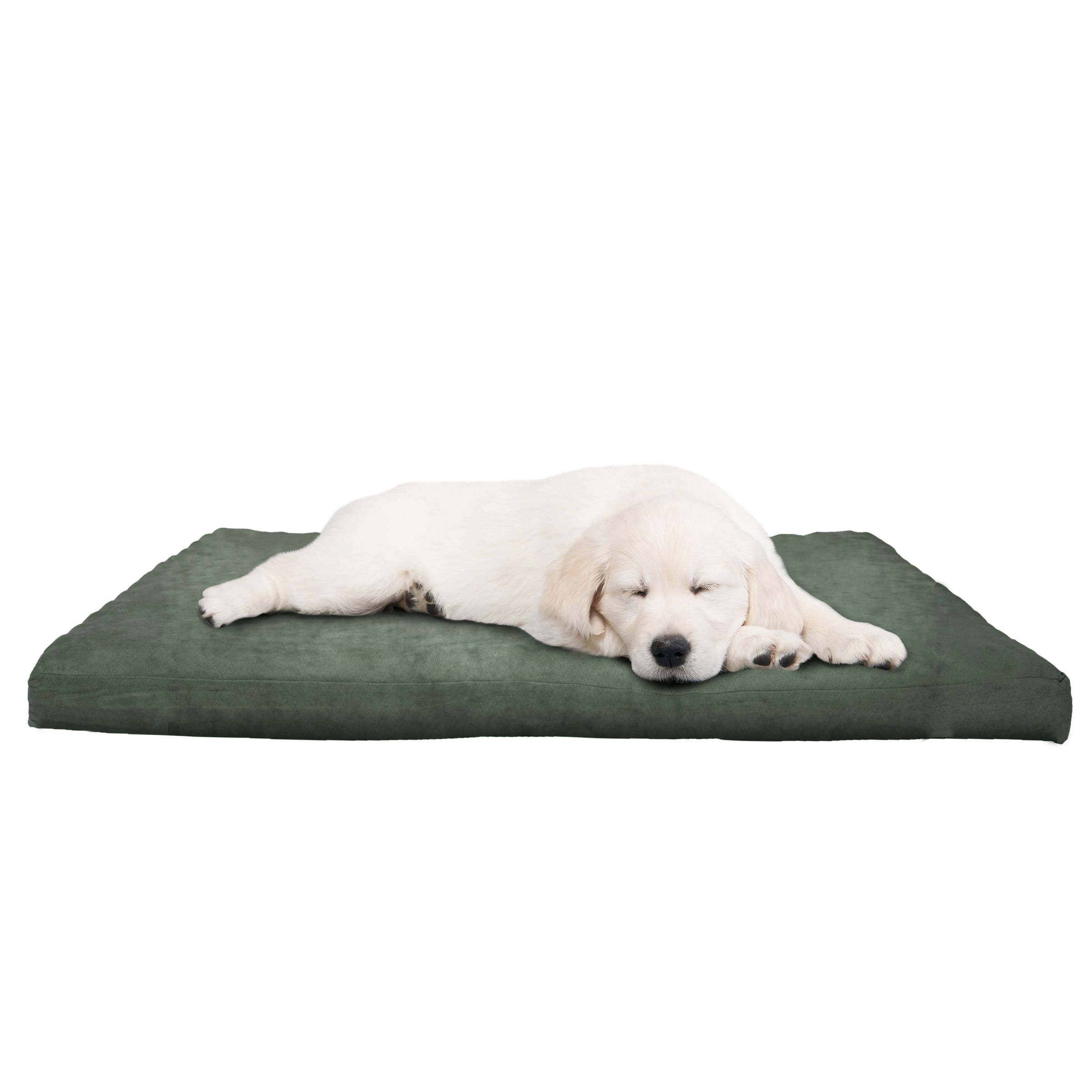 PetMaker - Water-Resistant Dog Bed Orthopedic Dog Bed with Washable Cover, Non-Slip, and Egg Crate Style Foam 25.5in Small Pet Bed - Forest Green