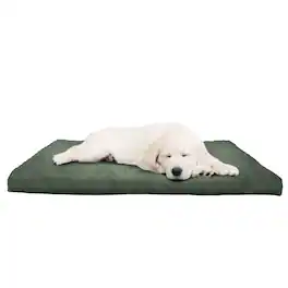 PetMaker - Water-Resistant Dog Bed Orthopedic Dog Bed with Washable Cover, Non-Slip, and Egg Crate Style Foam 25.5in Small Pet Bed - Forest Green