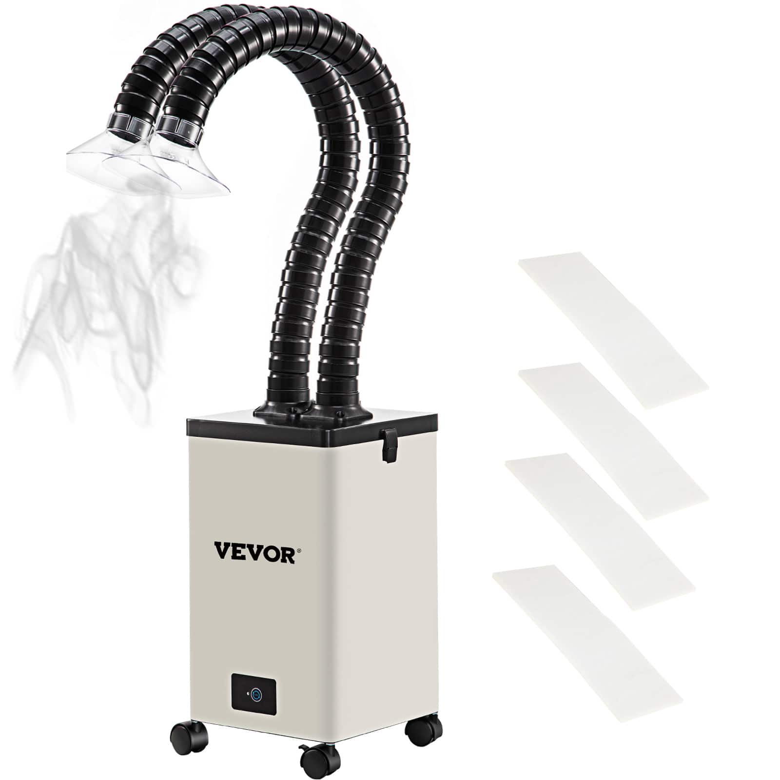 VEVOR - Solder Fume Extractor, 150W 165CFM Soldering Smoke Extractor with 3-Stage Filters, 3 Speed Adjustable Smoke Absorber