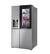 Alt View 2. LG - 23 Cu. Ft. Side-by-Side Counter-Depth Smart Refrigerator with Craft Ice - PrintProof Stainless Steel.