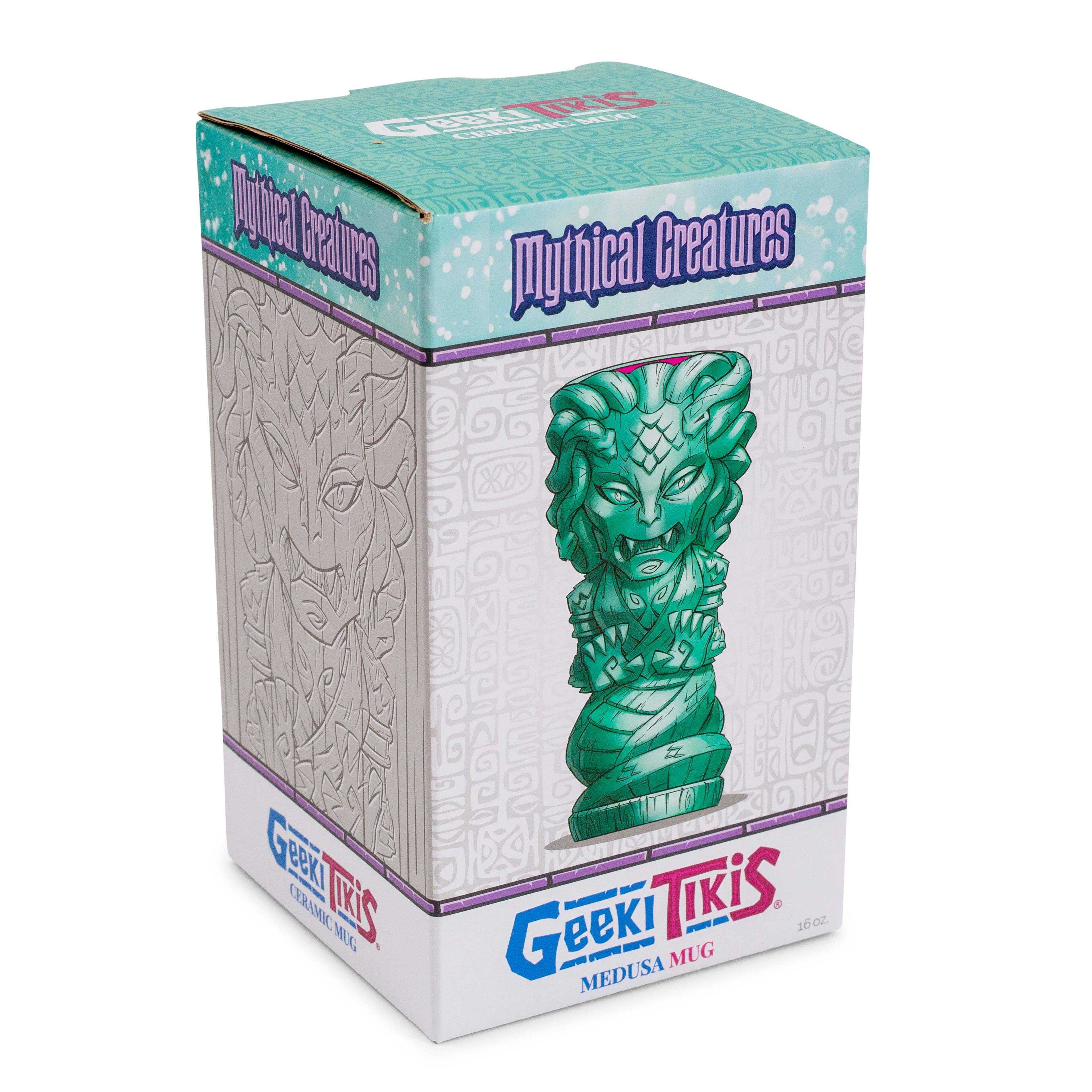 BEET PE TKS AEE E VN Oiel SESO Mythical Creatures - Geeki Tikis CERAMIC MUG 16 oz MUG MEDUSA