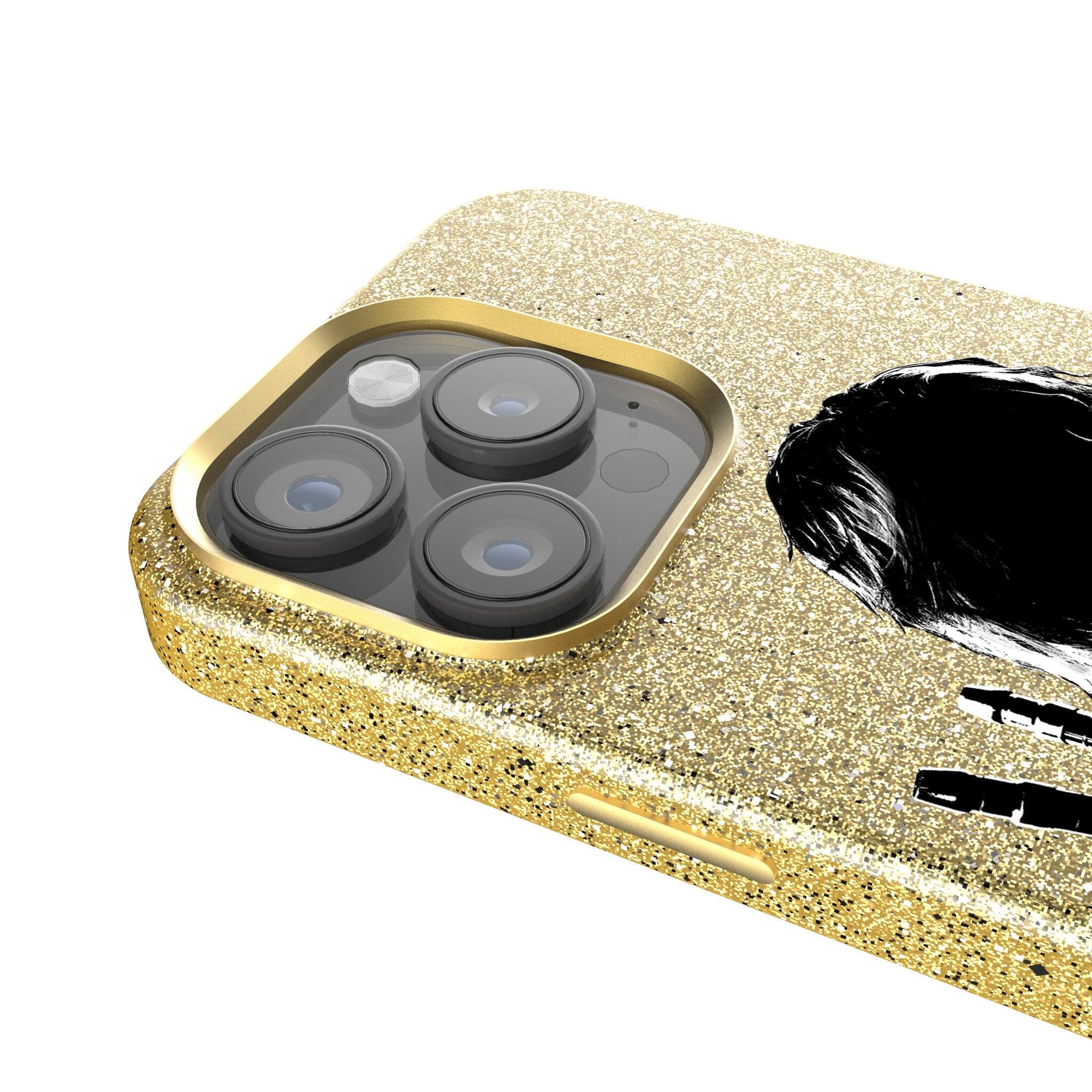 Back. Keyscaper - Marvel Badge Gold Bling Phone Case - Apple iPhone 15 - Thunderbolts 2.