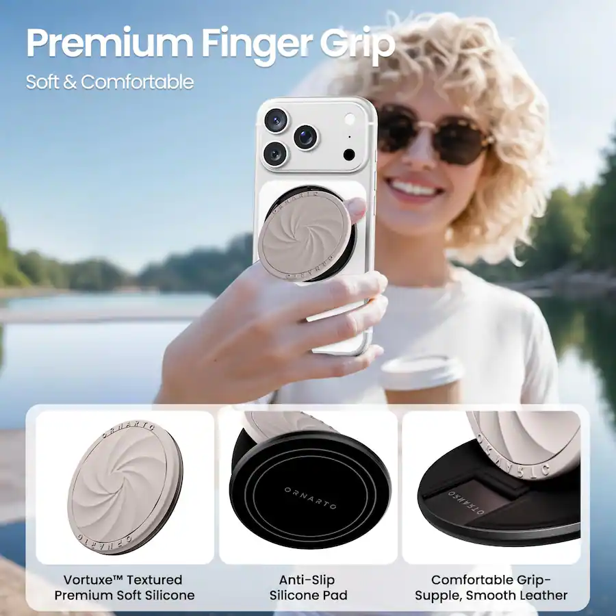 Ornarto Vortuxe for MagSafe Phone Grip, Soft Liquid Silicone Phone Ring ...