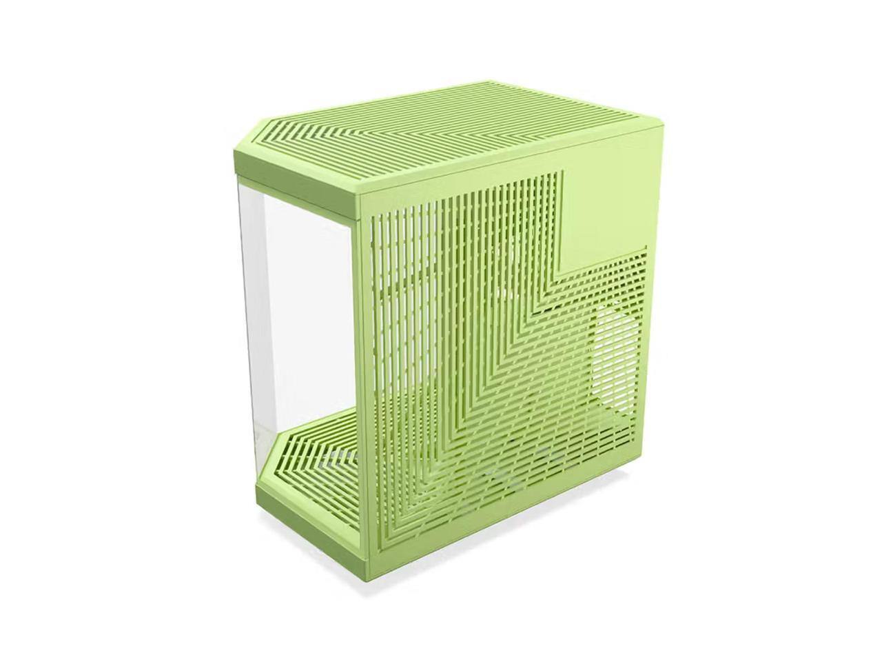 Alt View 10. HYTE - HYTE CS-HYTE-Y70-MM Matcha Milk ATX Case (ABS/Steel/Glass Dual Chamber) - Matcha Milk.
