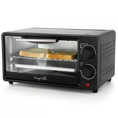 MegaChef 9.5 Quart Electric Counter Top Toaster Oven in Matte MegaChef 9.5 Quart Electric Counter Top Toaster Oven in Matte