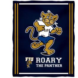 Vive La Fete - FIU Panthers 36'' x 48'' Children's Mascot Plush Blanket - Multicolor