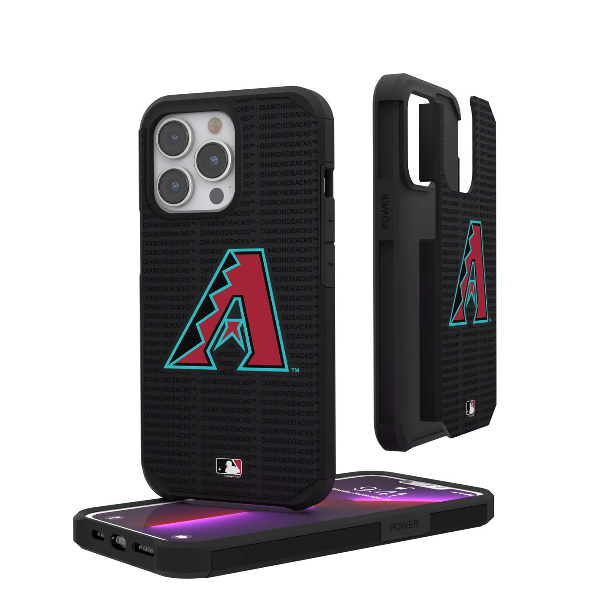 Keyscaper - MLB - Arizona Diamondbacks iPhone Text Backdrop Rugged Case - 12 mini/13 mini - Multicolor price history on PriceWatchPro