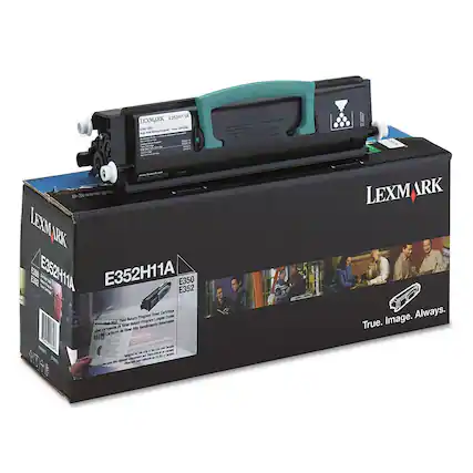 LEXMARK E352H11A
E352H11A
E350
E352
Toner Cartridge
Return Program Longue Durée
Toner Cartridge de Remplacement Programme Retour
Sergar
True Image. Always.