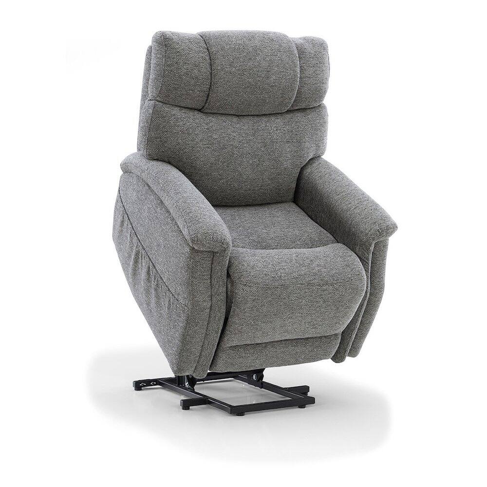 Alt View 4. Heartland Furniture - Power Recliner  – Lift Chair With Electric Power,  Supportive Design, Dark Grey - Dark Grey.