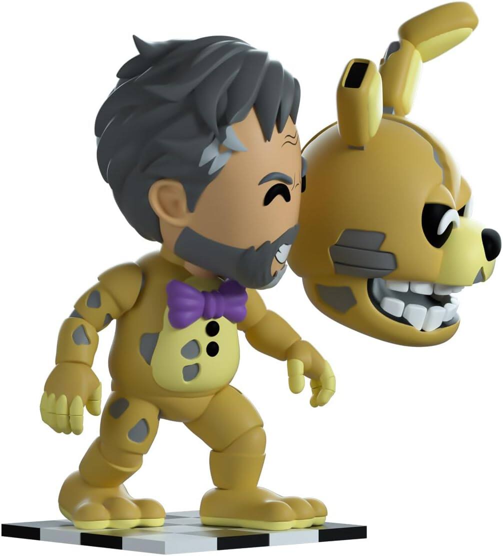 Alt View 4. Youtooz - Youtooz: FNAF Movie Collection [Yellow Rabbit Vinyl Figure #48] Interchangeable Heads.