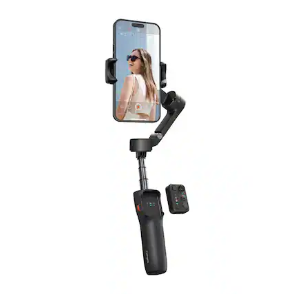 Front. Hohem - Hohem iSteady X3 SE Plus Smartphone Gimbal Stabilizer - Black.