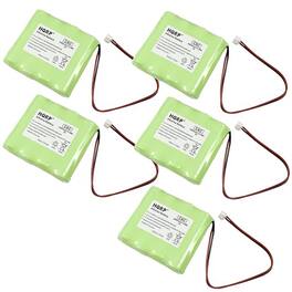 HQRP - 5-Pack 6V Battery for Saflok SDDC-A1115 A28110 X-GAA-FC42 A28100 HTL11 MT28100 CSS5200 4AA-CE121 Hotel Door Lock