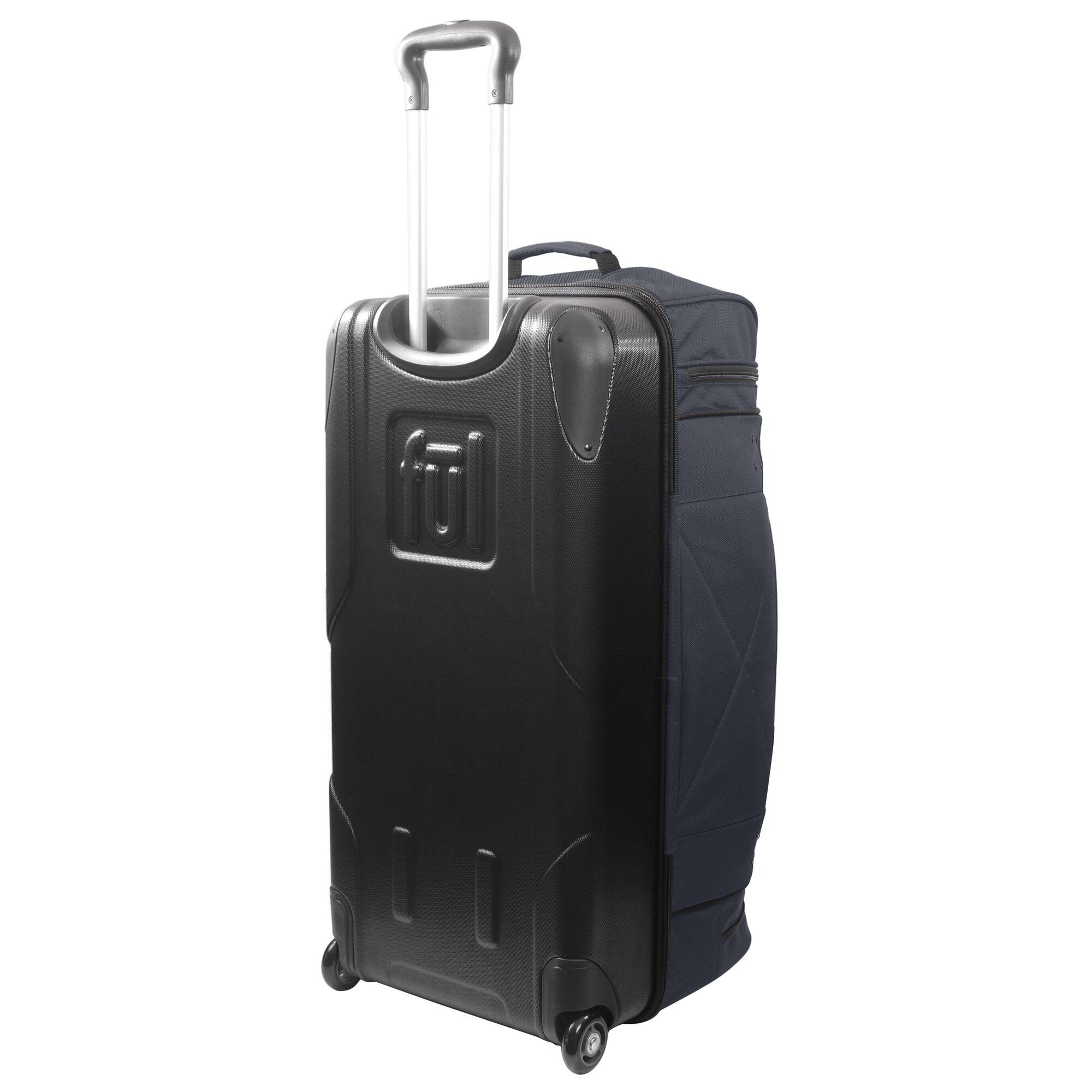 Back. Ful - Workhorse 30" Split Level Rolling Duffle Bag - NAVY.